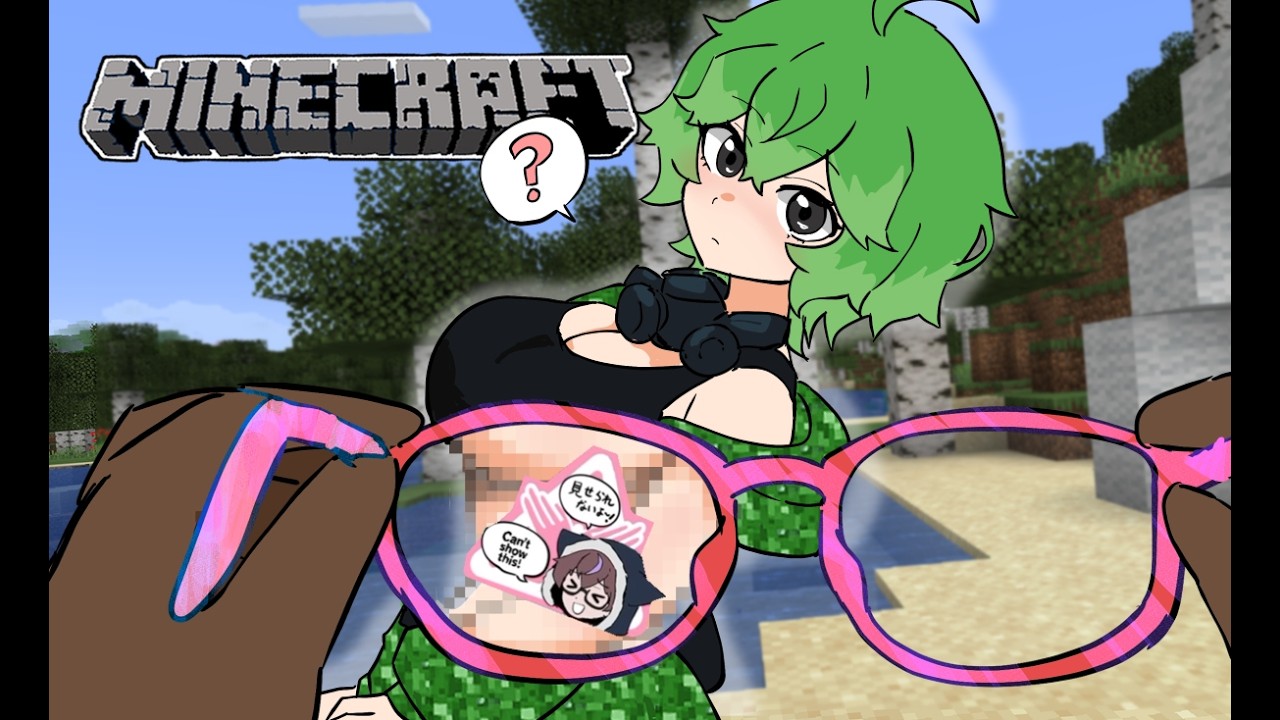 Minecraft Animation　クリーパー娘と素敵なエンチャント眼鏡/Creeper Girl and the Wonderful Enchanted Glasses