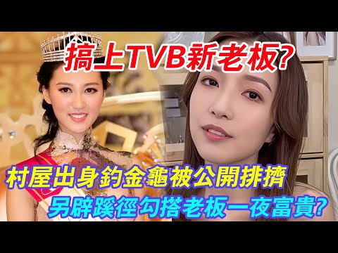 搞上TVB新老闆？ 村屋出身釣金龜，劈腿男影帝被公開排擠，另闢蹊徑勾搭老闆一夜富貴？ #辣評娛圈