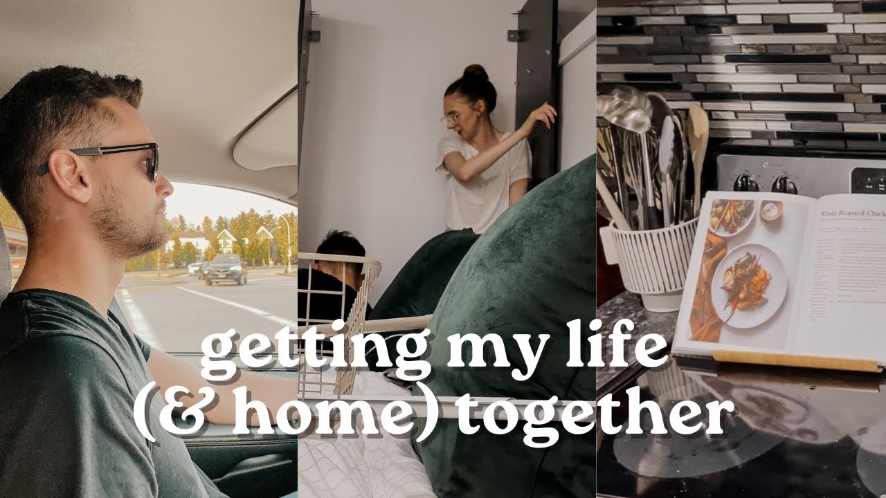 getting my life together vlog | productive day in my life, cleaning