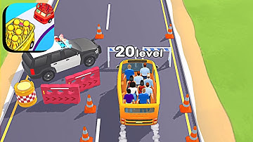 Level Up Bus ​- All Levels Gameplay Android,ios (Levels 1-2)