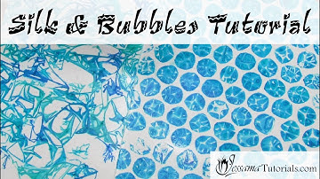 Polymer Clay Mixed Media: Silk & Bubbles Veneer Tutorial