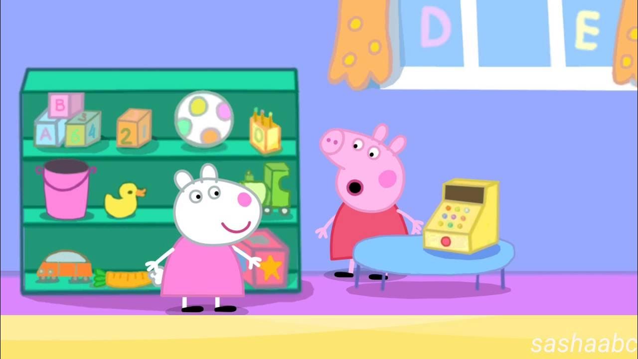 пазл origami peppa pig магазин фруктов (01547), 35 дет. свинка пеппа магазин. пепа магазин. свинка пеппа супермаркет. пеппа пиг магазин.