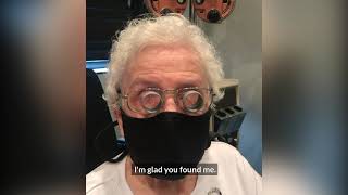 Ethel Receives Full Diameter Telescope Glasses For Amd Low Vision Doctors Of Ohio