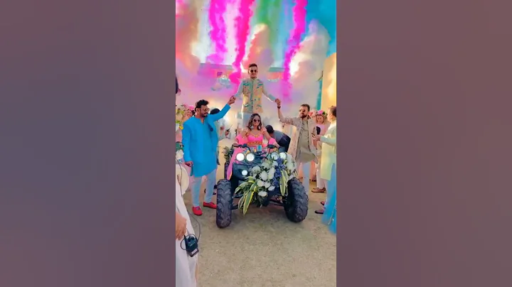 Unique Entry In Haldi | Atv Bike Entry In Wedding | Wedding Ideas | Wedding Kalakar #atvbike #haldi