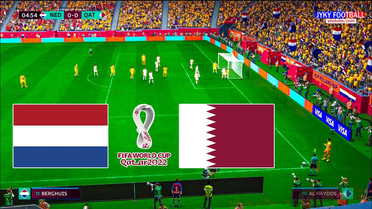 FIFA 23 - Netherlands vs Qatar Group (A) - FIFA World Cup 2022 Qatar - Full Match All Goals Gameplay