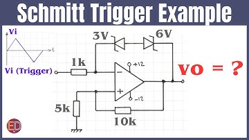 Op-Amp Comparator with Hysteresis, Schmitt Trigger with Output Bounding