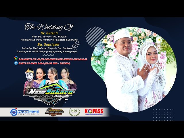 LIVE PART 2 NEW SAHARA MUSIC - BERKAH MULYO ALAP ALAP SOUND - Wedding Tanti & Supri  (27 April 2024) class=