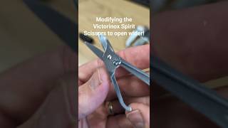 Mod the Victorinox Swisstool Spirit Scissors to make them open wider!  #edc #multitool #victorinox