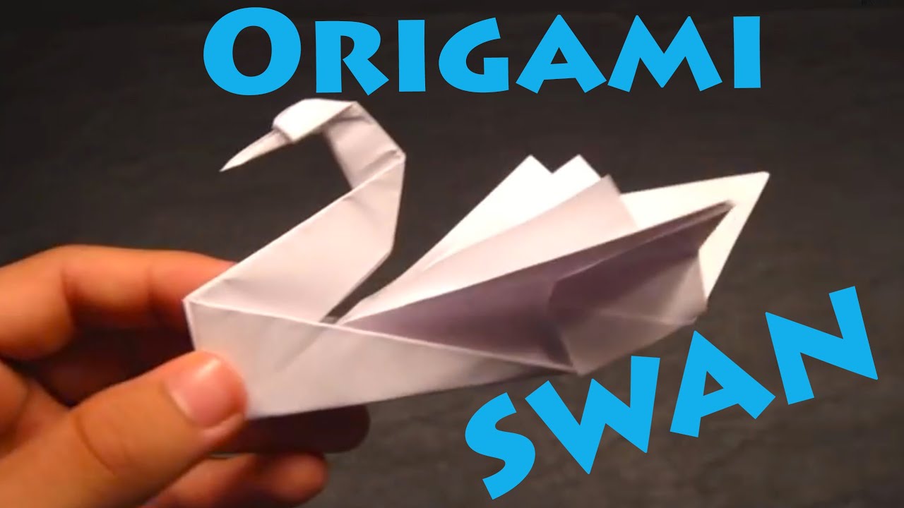 How to Make an Origami Swan (Intermediate) YouTube