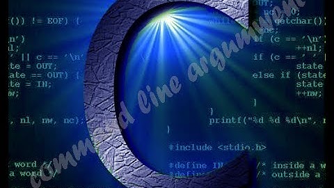 Using Command Line arguments in C programming.