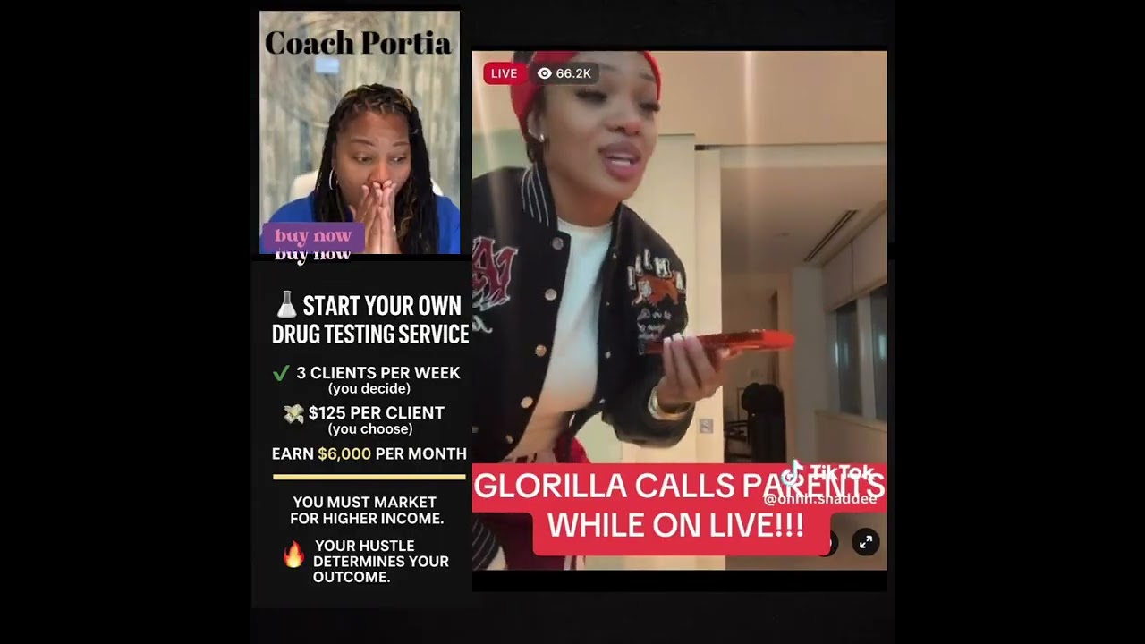 Glorilla goes live about fued  with sister scar : Black history looks  different in this generation