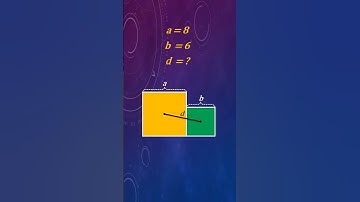 Can You Solve This Geometry Puzzle? 🔍🧠 | a = 8, b = 6, Find d!