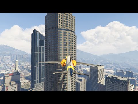 GTA5：游戏里驾驶的客机发生空难是什么样