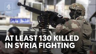 Syria 130 Dead In Clashes Between Army And Ad Loyalists