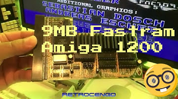 9MB Ram upgrade for Amiga 1200 and WHDLoad test