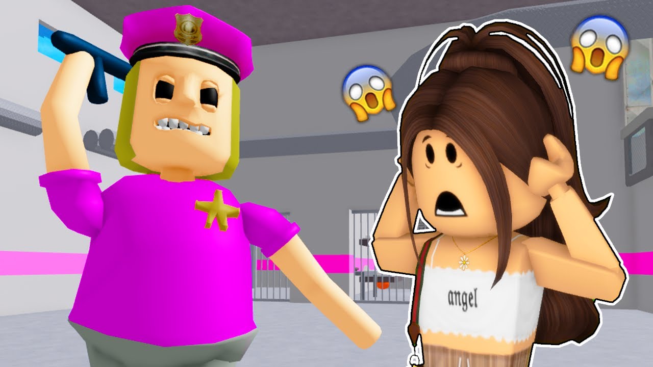 ENFERMÉE DANS UNE PRISON POUR FILLE SUR ROBLOX (POLICE GIRL PRISON RUN OBBY)