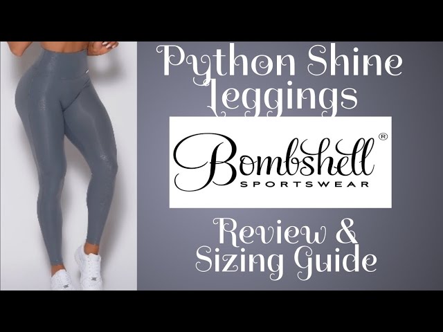 Bombshell Sportswear Shine Python Leggings- The WORST NEW RELEASE OF 2022?  Size Guide & Try On Haul 