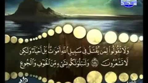سورة البقرة من   آية  153  إلى آية 154