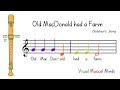 Vmm recorder song 8 old macdonald had a farm