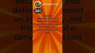 Do you Know-3 #geology #crystals #crystallography #doyouknow #pattern #geometry #Crystal basics