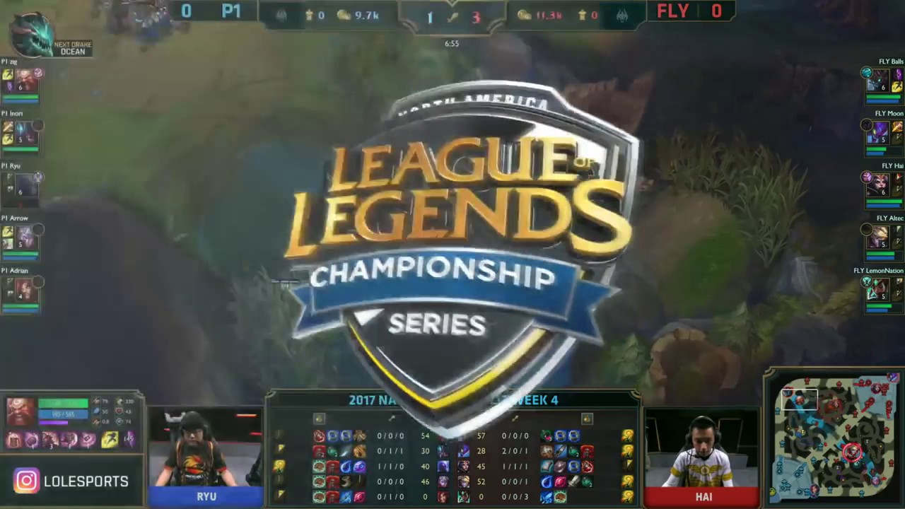 League Of Legends — Phoenix1 vs FlyQuest  NA LCS 2017 Spring Game 1