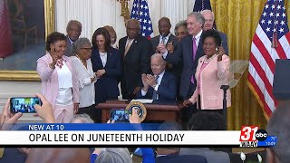 Opal Lee On Juneteenth Holiday