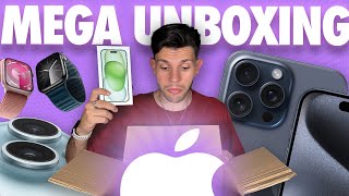 i NUOVI iPHONE 15 e NON SOLO - MEGA UNBOXING APPLE 