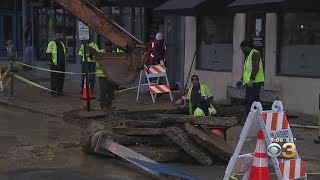 Manayunk Water Main Break Forces Businesses To Shut Down