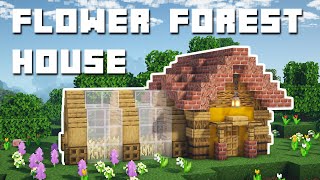 Minecraft - Flower Forest House Tutorial (How to Build)