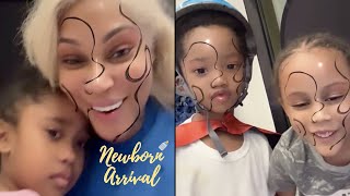 Lyrica Anderson's Son Ocean Turns Up During Playdate With Ray J's Kids Melody & Epik! 😂