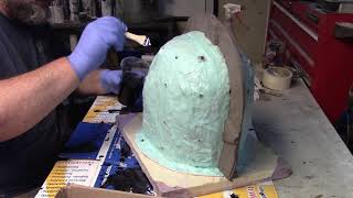 Making the Mandalorian Helmet Mold