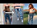 DIY| Louis Vuitton Jeans| Bleach