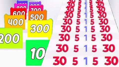 Lets Play New Update Super Satisfying Math Games- Number Merge Plus and Run Vs Numbers Run Merge