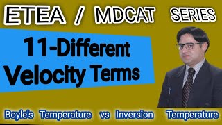 Root mean Square velocity || Average Velocity || Most probable velocity || State of Matter-1