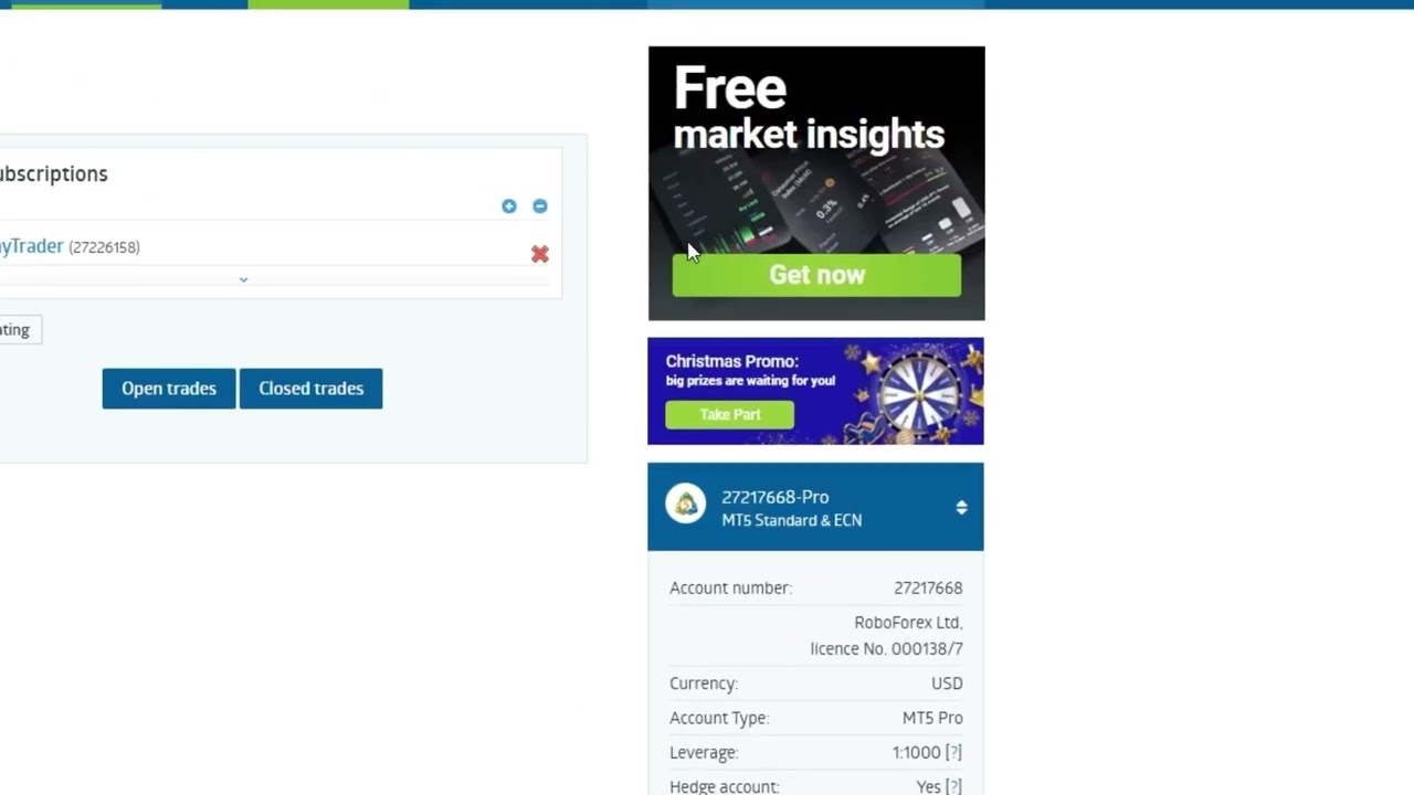 How to change copying conditions for MetaTrader 5 Investors via Desktop | RoboForex PH