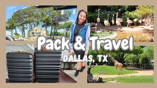 Pack and Travel With Me | Dallas, TX Getaway