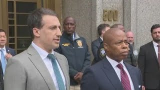 Mayor Eric Adams attorney speaks after arraignment