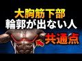 【胸トレ】大胸筋下部をデカくしたいならこれをやれ！大胸筋下部を鍛えるための種目3つと方法について徹底的に解説します【筋トレ】