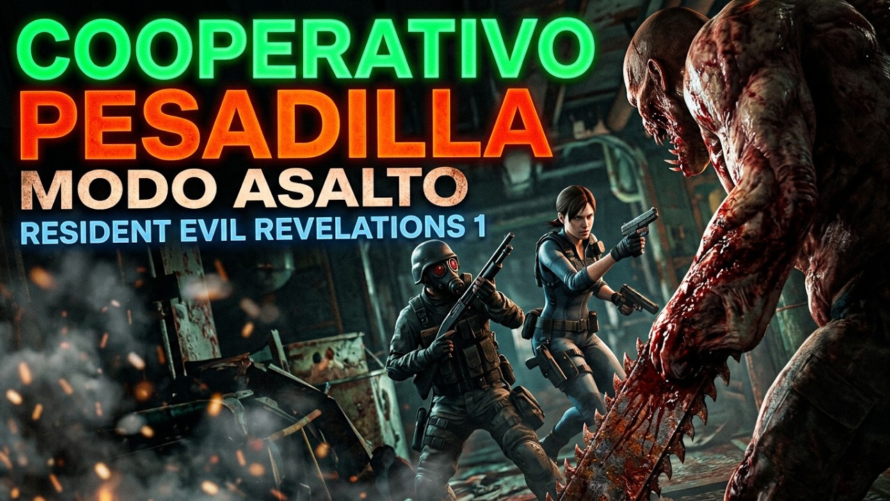 🟢 RESIDENT EVIL REVELATIONS - BARCO FANTASMA PESADILLA - SPEED RUN -