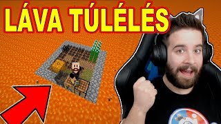 TÚLÉLÉS A LÁVA KÖZEPÉN - A KEZDET ! | MINECRAFT LÁVA LAND TÚLÉLŐ 1. rész