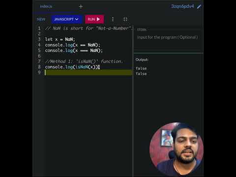 Javascript Interview Question #2 | How to check if a value is NaN in JS?