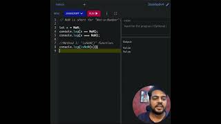 Javascript Interview Question #2 | How to check if a value is NaN in JS