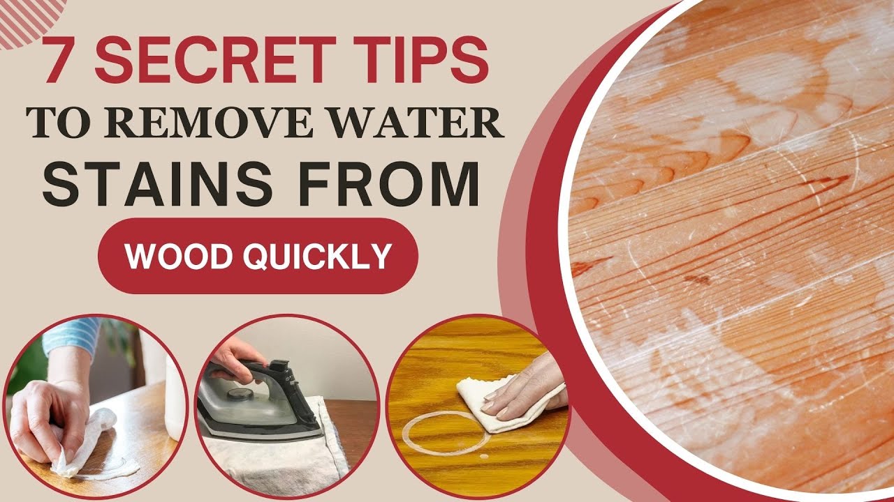 GENIUS Tricks to Remove Water Stain From Wood - YouTube