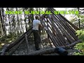 Giant Survival Shelter: The Armadillo Laavu