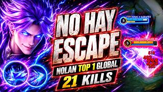 ¡EL JUGADOR MAS AGRESIVO LETAL Y DESTRUCTIVO! NOLAN TOP 1 GLOBAL 86% WINRATE! | MOBILE LEGENDS