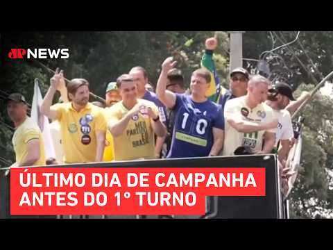 Eleições 2026: Tarcísio e Flávio Bolsonaro se unem em ato no interior de SP