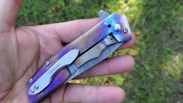 The Making of a Custom Flipper Knife - PART 5 of 5 - #handmade #knifemaking #edc