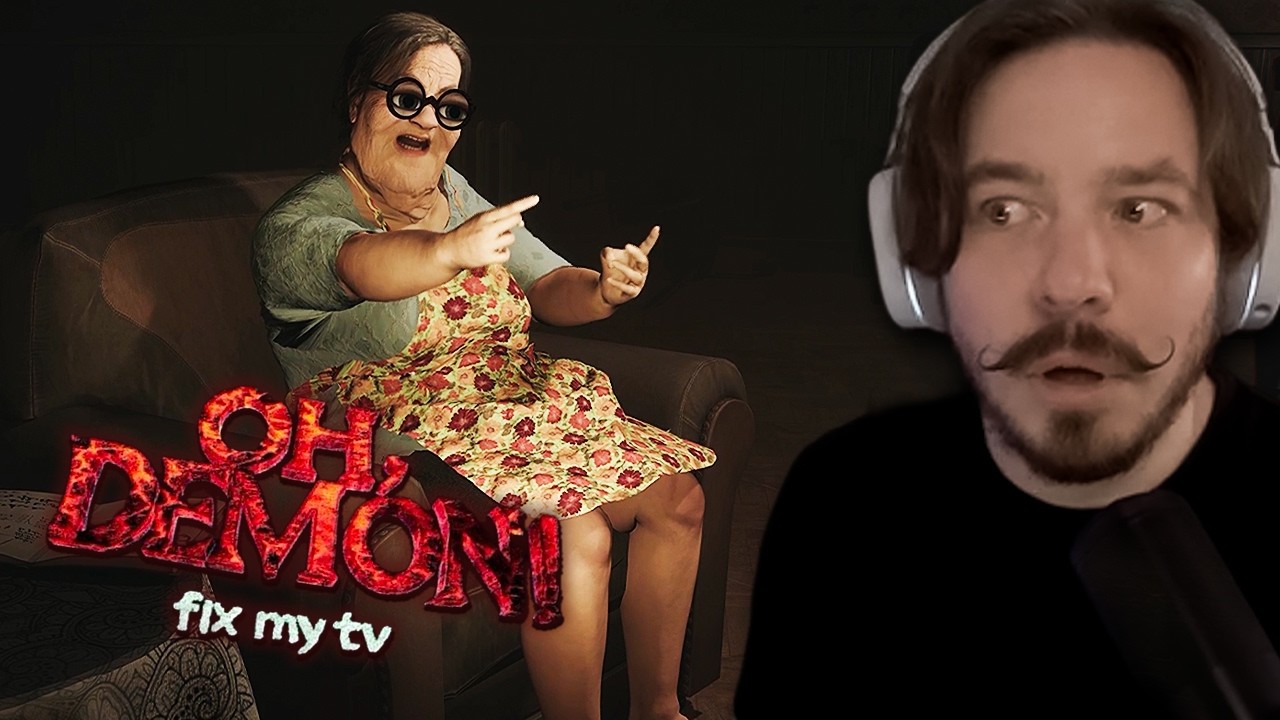 This lady summoned me (a demon) to fix her TV?! | Oh, Demon! Fix My TV! (indie horror game)