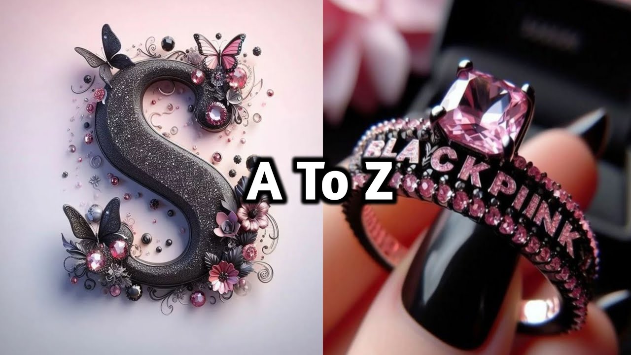 A to Z Alphabet Fashion Eyeshadow Colour Designer