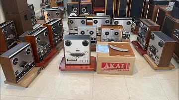 Siêu Phẩm Đầu Băng Cối Akai 635D Nguyên Thùng Xốp Giấy Khai Sinh. Thanh Lý Đầu Băng Cối Teac Và Akai